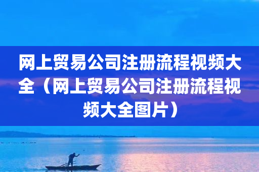 网上贸易公司注册流程视频大全（网上贸易公司注册流程视频大全图片）