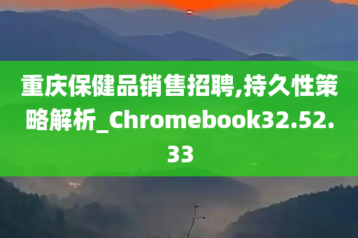 重庆保健品销售招聘,持久性策略解析_Chromebook32.52.33