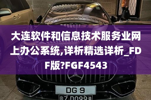 大连软件和信息技术服务业网上办公系统,详析精选详析_FDF版?FGF4543