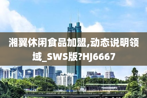 湘翼休闲食品加盟,动态说明领域_SWS版?HJ6667