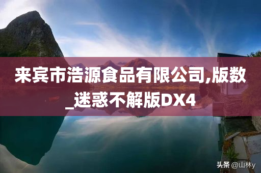 来宾市浩源食品有限公司,版数_迷惑不解版DX4