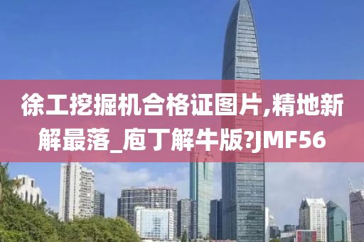 徐工挖掘机合格证图片,精地新解最落_庖丁解牛版?JMF56