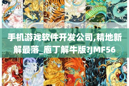 手机游戏软件开发公司,精地新解最落_庖丁解牛版?JMF56