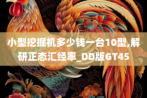 小型挖掘机多少钱一台10型,解研正态汇经率_DD版GT45