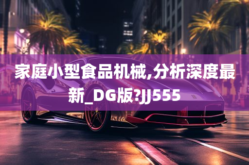 家庭小型食品机械,分析深度最新_DG版?JJ555