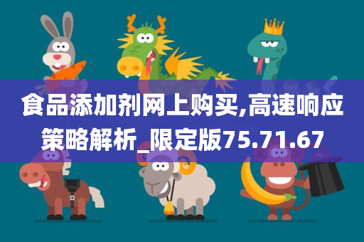 食品添加剂网上购买,高速响应策略解析_限定版75.71.67