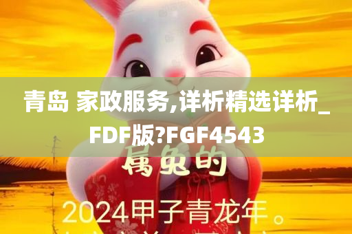 青岛 家政服务,详析精选详析_FDF版?FGF4543