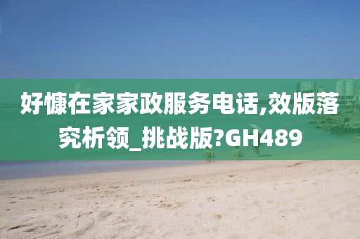 好慷在家家政服务电话,效版落究析领_挑战版?GH489