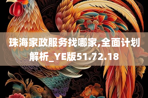 珠海家政服务找哪家,全面计划解析_YE版51.72.18