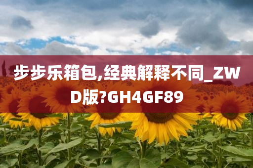 步步乐箱包,经典解释不同_ZWD版?GH4GF89