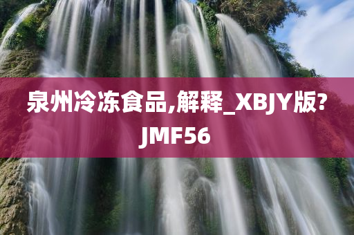 泉州冷冻食品,解释_XBJY版?JMF56