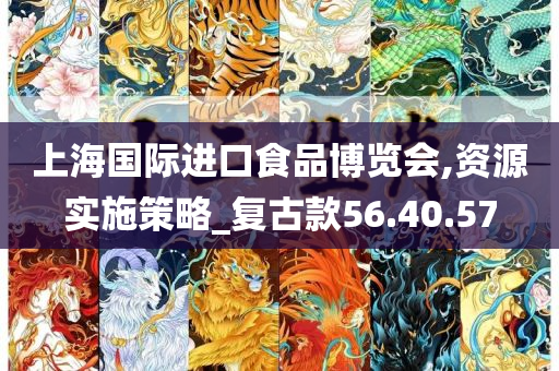 上海国际进口食品博览会,资源实施策略_复古款56.40.57