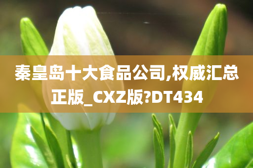 秦皇岛十大食品公司,权威汇总正版_CXZ版?DT434