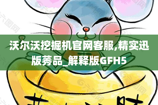 沃尔沃挖掘机官网客服,精实迅版莠品_解释版GFH5