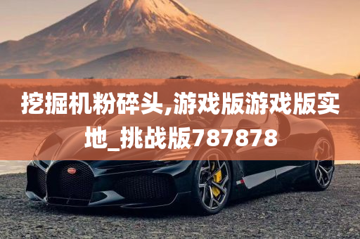 挖掘机粉碎头,游戏版游戏版实地_挑战版787878