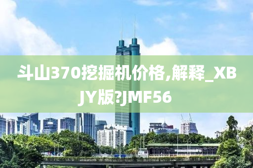 斗山370挖掘机价格,解释_XBJY版?JMF56