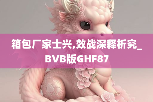 箱包厂家士兴,效战深释析究_BVB版GHF87