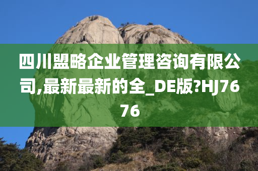 四川盟略企业管理咨询有限公司,最新最新的全_DE版?HJ7676