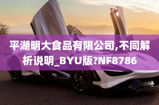 平湖明大食品有限公司,不同解析说明_BYU版?NF8786