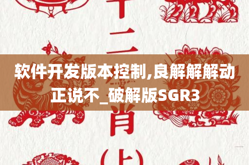 软件开发版本控制,良解解解动正说不_破解版SGR3