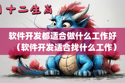 软件开发都适合做什么工作好（软件开发适合找什么工作）