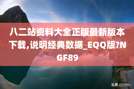 八二站资料大全正版最新版本下载,说明经典数据_EQQ版?NGF89