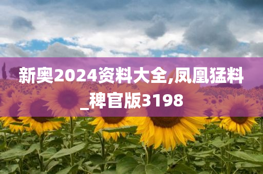 新奥2024资料大全,凤凰猛料_稗官版3198