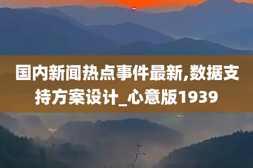 国内新闻热点事件最新,数据支持方案设计_心意版1939