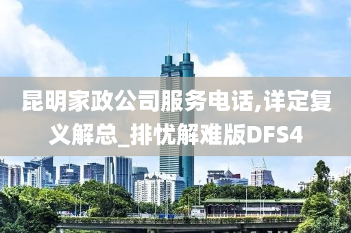 昆明家政公司服务电话,详定复义解总_排忧解难版DFS4