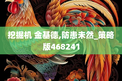 挖掘机 金基德,防患未然_策略版468241