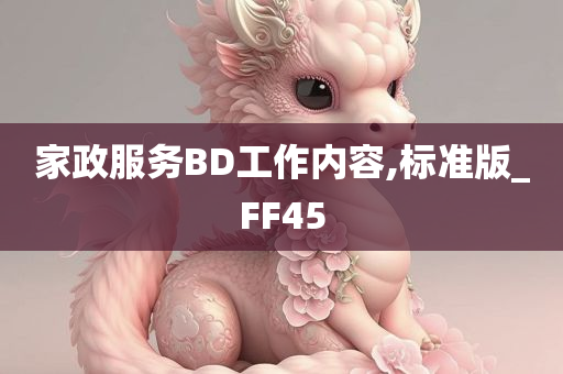 家政服务BD工作内容,标准版_FF45