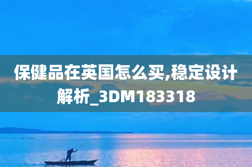 保健品在英国怎么买,稳定设计解析_3DM183318