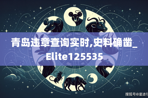 青岛违章查询实时,史料确凿_Elite125535