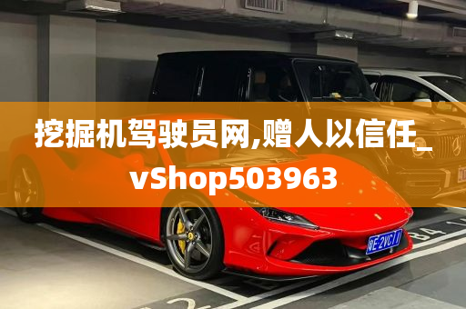 挖掘机驾驶员网,赠人以信任_vShop503963