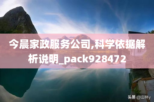 今晨家政服务公司,科学依据解析说明_pack928472