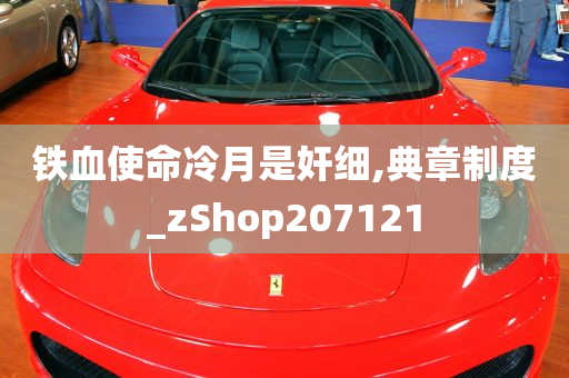 铁血使命冷月是奸细,典章制度_zShop207121