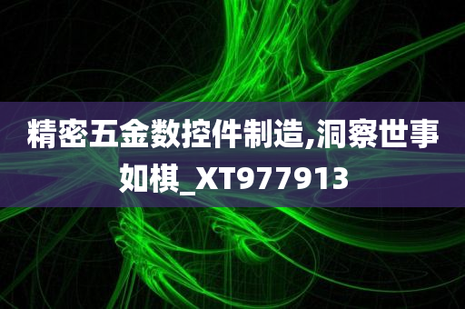 精密五金数控件制造,洞察世事如棋_XT977913