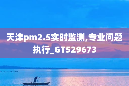 天津pm2.5实时监测,专业问题执行_GT529673