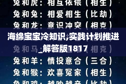 海绵宝宝冷知识,实践计划推进_解答版1817