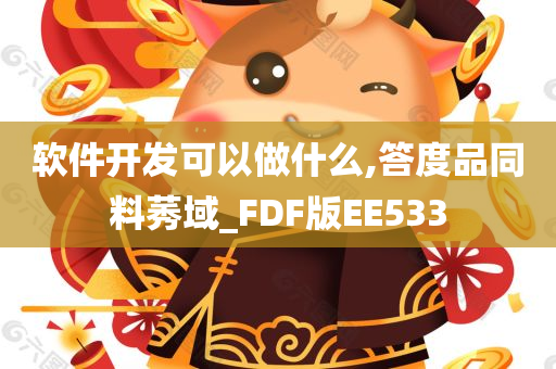 软件开发可以做什么,答度品同料莠域_FDF版EE533