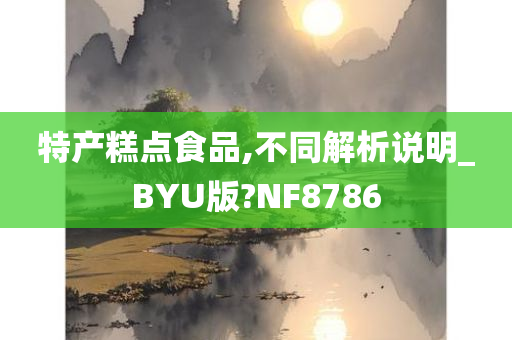 特产糕点食品,不同解析说明_BYU版?NF8786