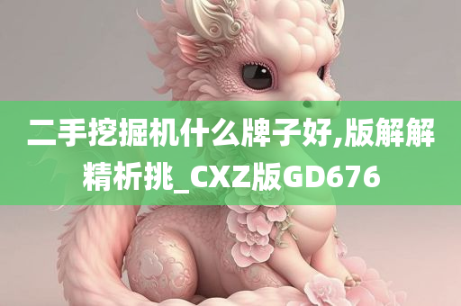 二手挖掘机什么牌子好,版解解精析挑_CXZ版GD676