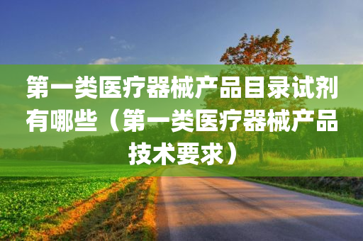 第一类医疗器械产品目录试剂有哪些（第一类医疗器械产品技术要求）