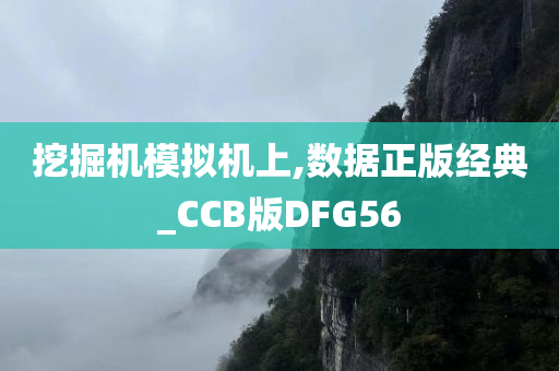 挖掘机模拟机上,数据正版经典_CCB版DFG56