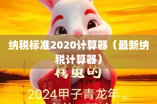 纳税标准2020计算器（最新纳税计算器）