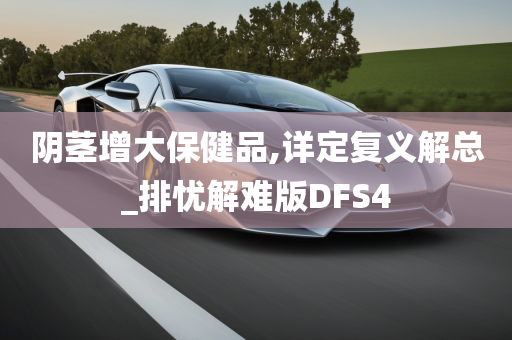 阴茎增大保健品,详定复义解总_排忧解难版DFS4