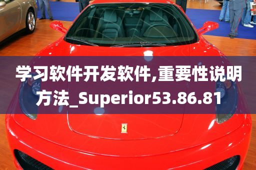 学习软件开发软件,重要性说明方法_Superior53.86.81